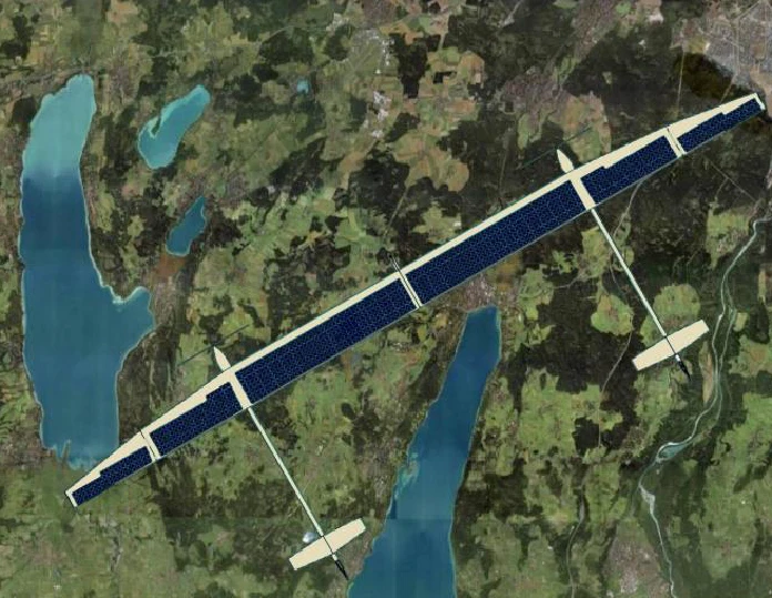 Germany's DLR Institute of Robotics and Mechatronics flew its unmanned solar-powered ELHASPA aircraft for the first time this month