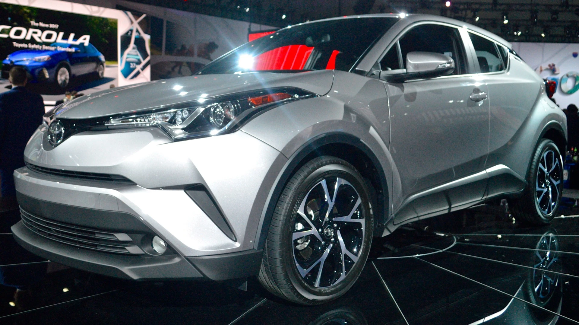 After multiple concept cars, the production Toyota C-HR rolls through LA