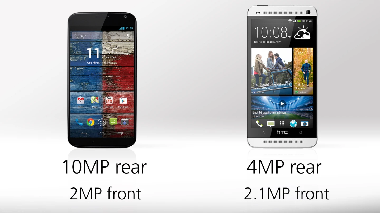 Both cameras promise good low-light performance, but the verdict is still out on the Moto X