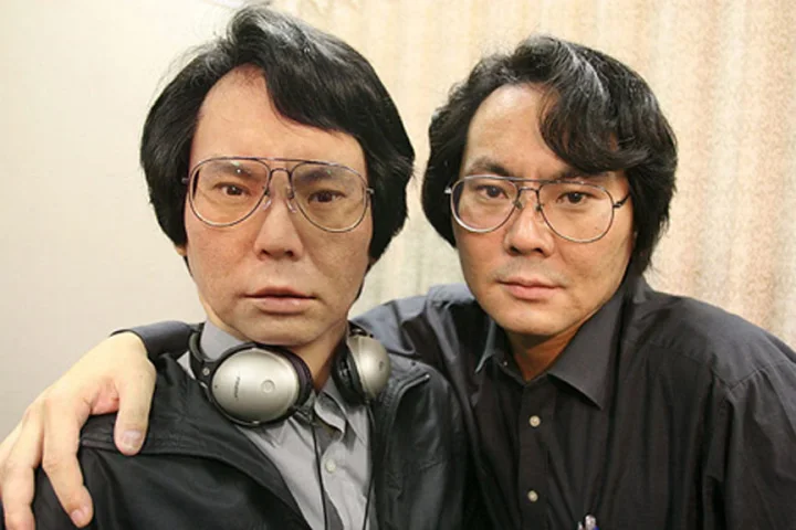 You can own your very own robotic doppelganger, just like roboticist Hiroshi Ishiguro (thatâ€™s Hiroshi on the right)