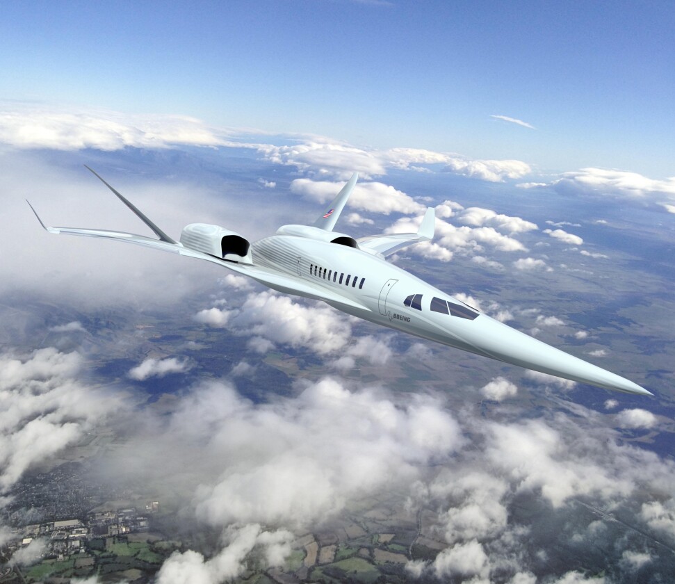 Boeing's future supersonic advanced concept (Image: NASA/Boeing)