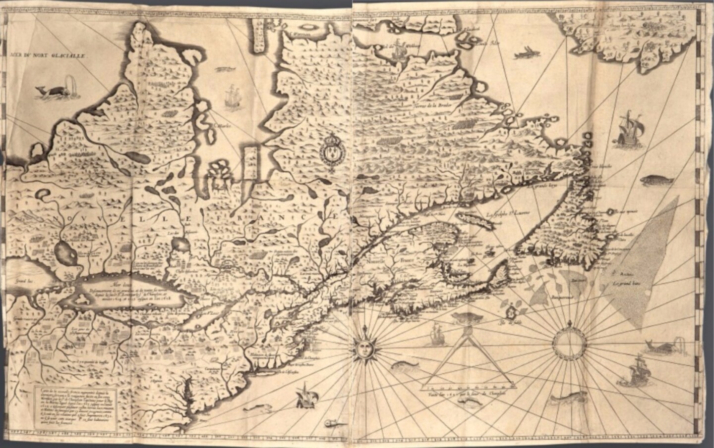Samuel de Champlain founded New France (Canada) and Quebec City in 1608 during one of his 20 voyages to the New World and his exploration and mapping of the Atlantic coast and Great Lakes make him one of the pioneers of the continent. His best known work, Les Voyages du Sieur de Champlain Xaintongeois is already in the top 50 most valuable scientific books of all time and his second work, Les Voyages de la Nouvelle France occidentale (pictured) sold for $133,163 (€ 124,460) by Binoche et Giquello on November 16, 2016