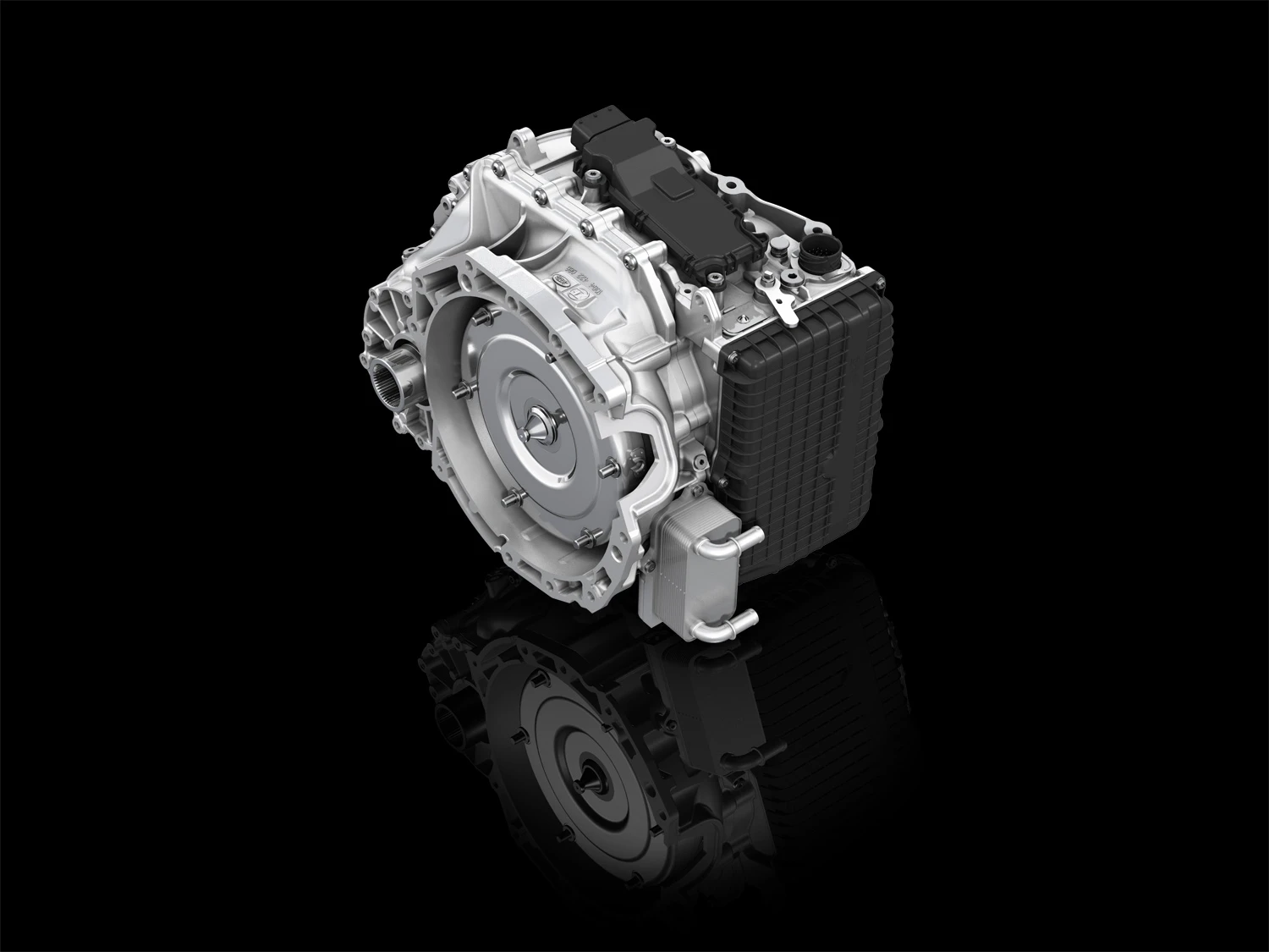 3/4 view of gearbox