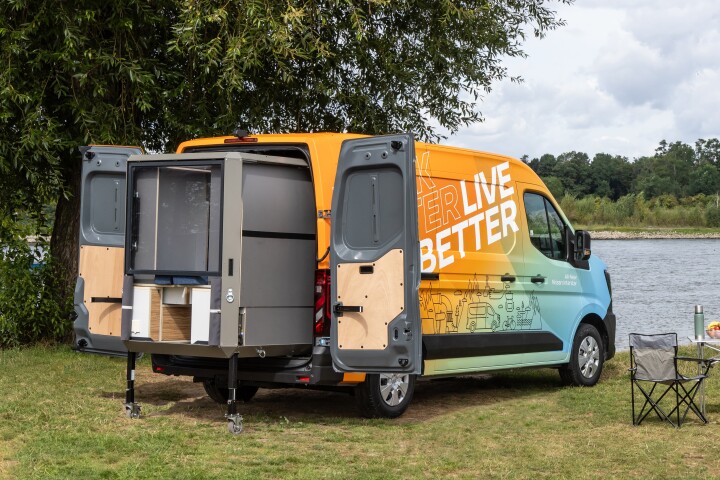 Nissan goes the easy way to camper van conversion, rolling a PlugVan module into its full-size Interstar