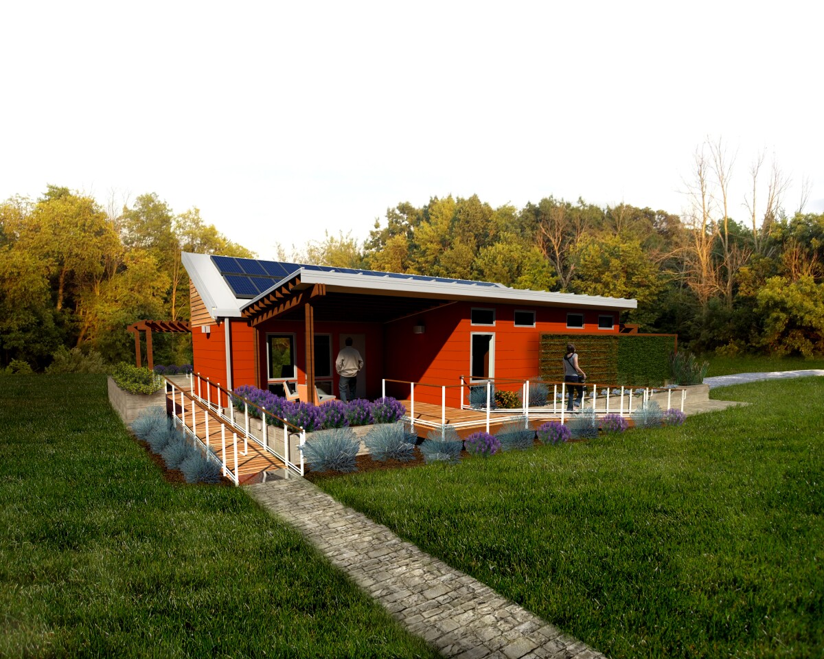 Wastewater from the house is also fed into a filtration system (Image: Team Kentuckiana)