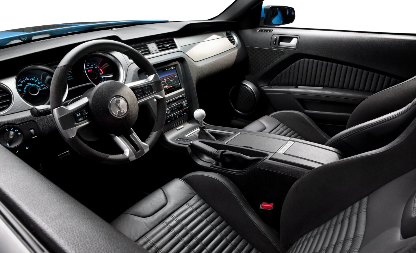 The 2013 Ford Shelby GT500 interior