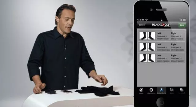 BLACKSOCKS founder Samy Liechti, extolling the virtues of Smarter Socks