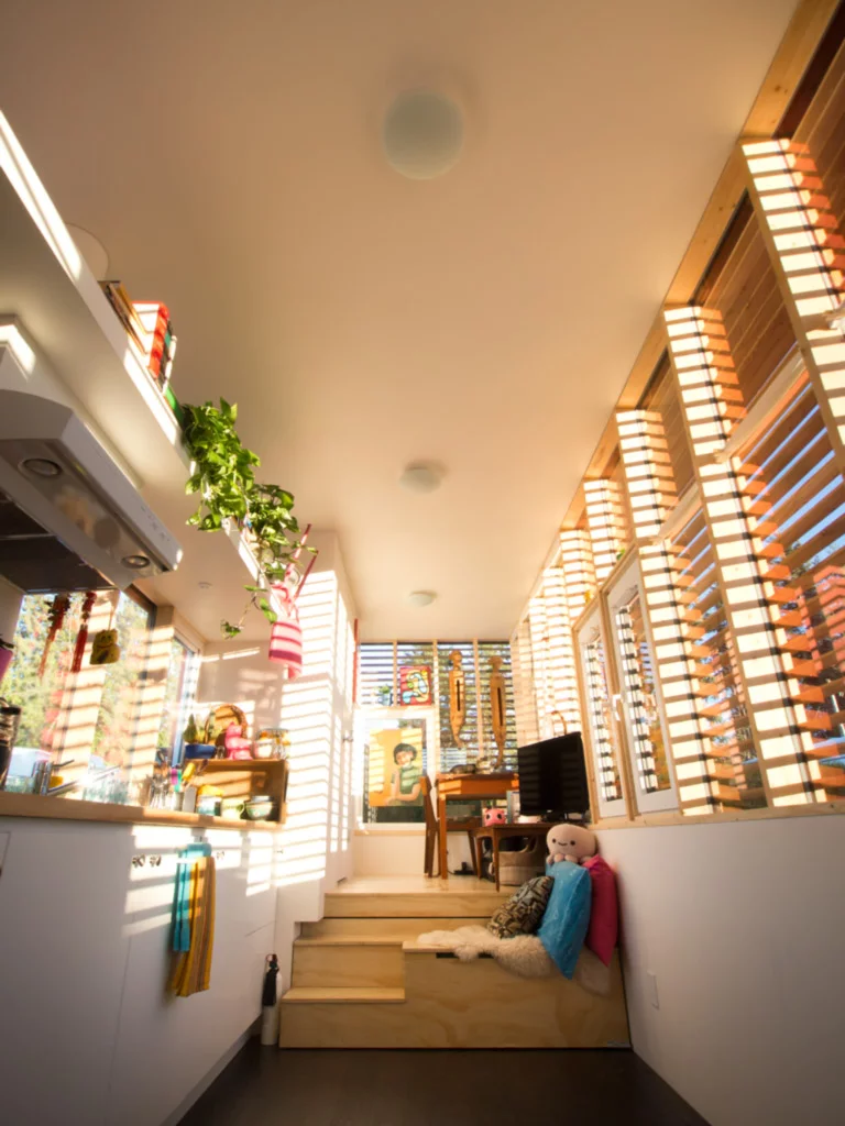 Inside the tiny house (Photo: Marty McLennan)