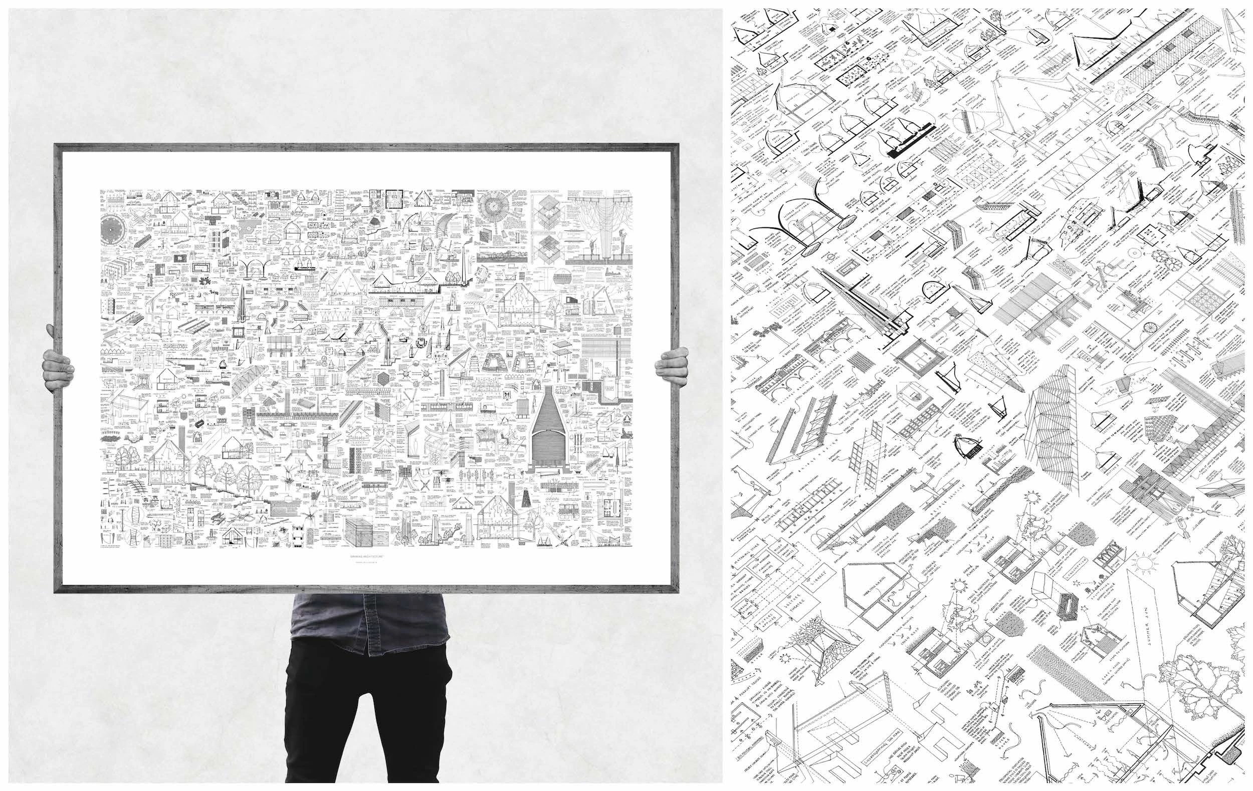 Michael Lewis - Drawing Architecture is a commendation in the Hand-drawn category