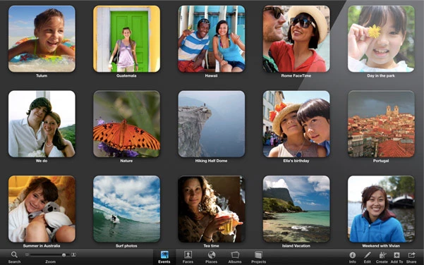 iPhoto fullscreen