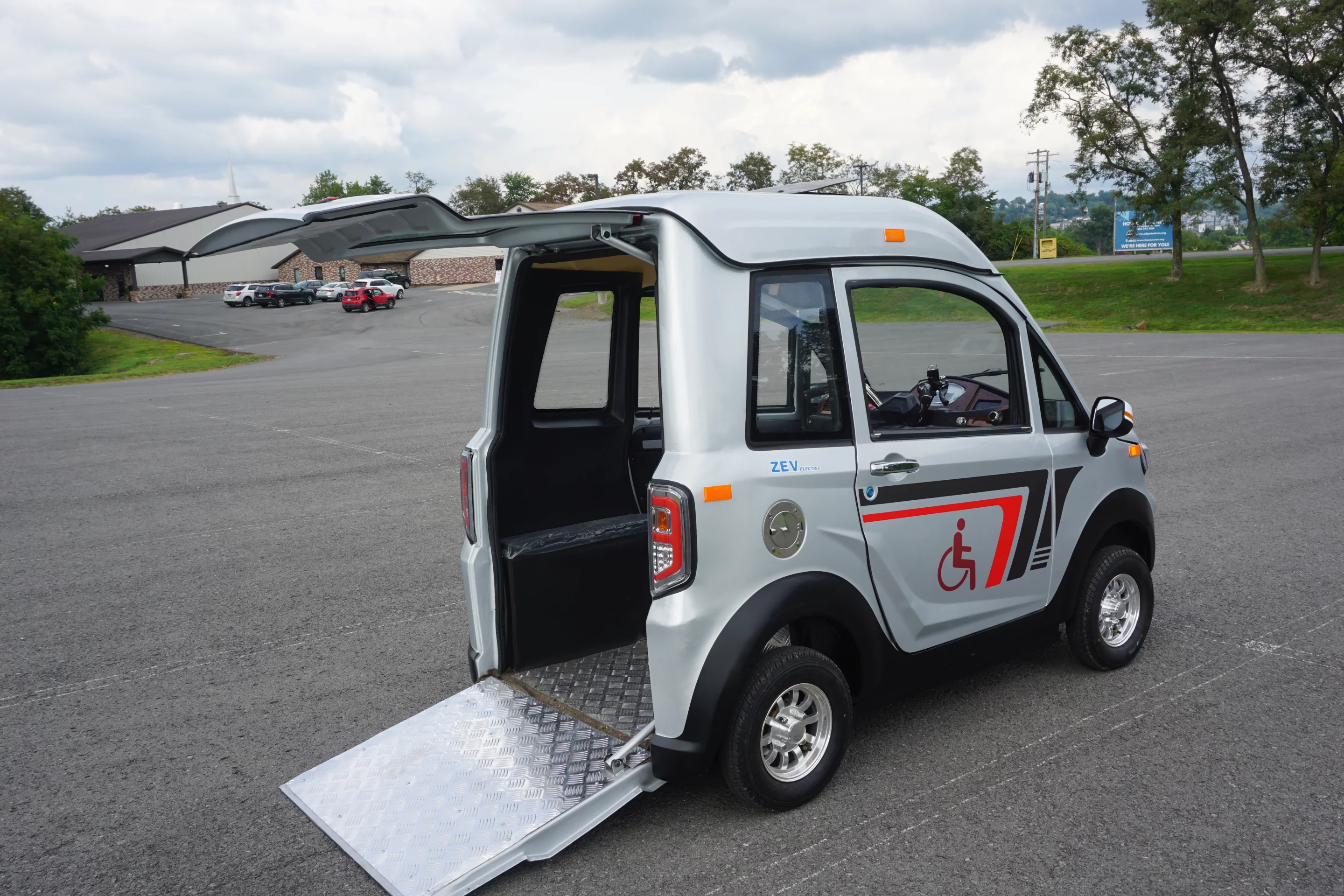 ZEV's new 511 conversion: a ride-in nano-car for wheelchair users