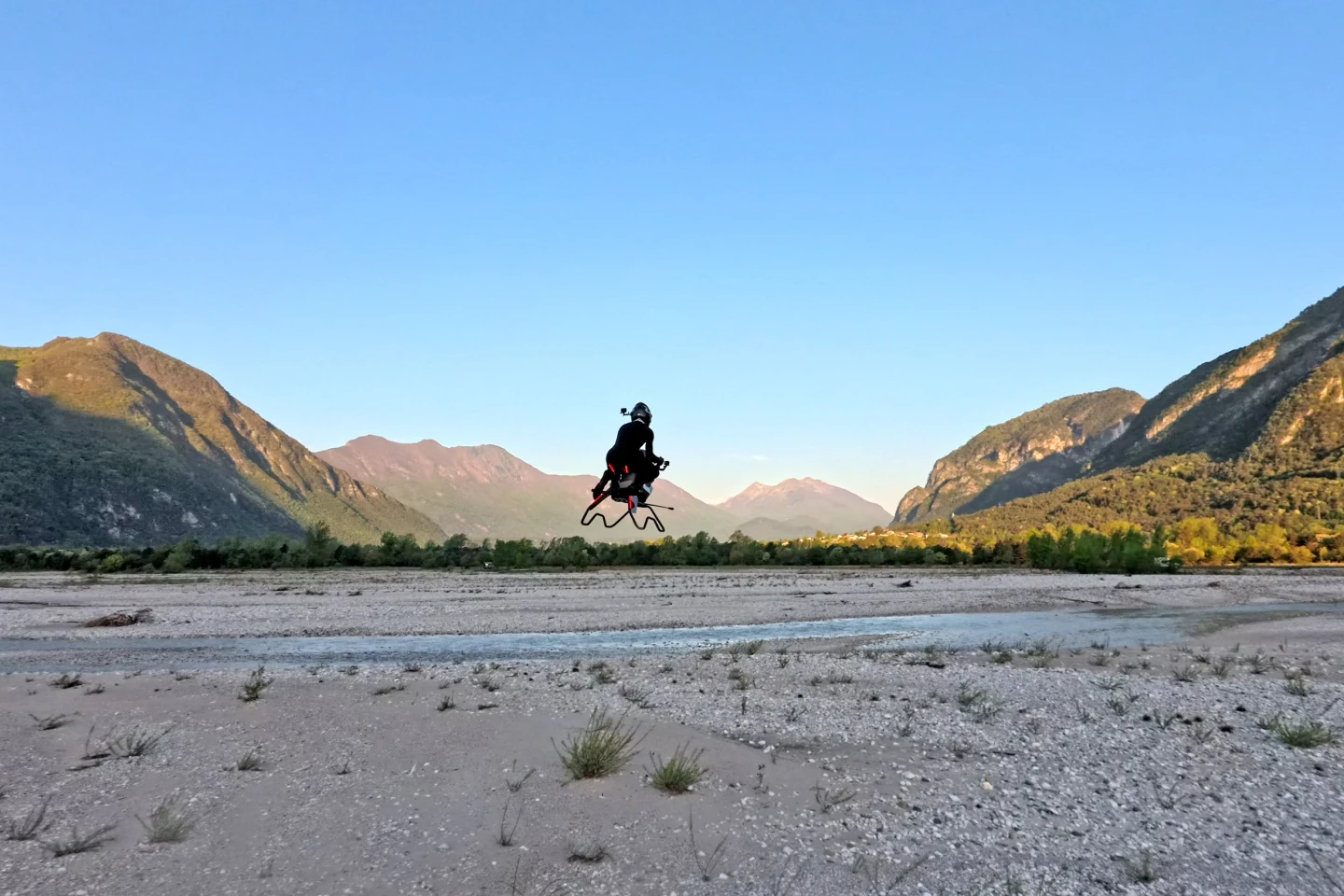 A ride off into the sunset ...