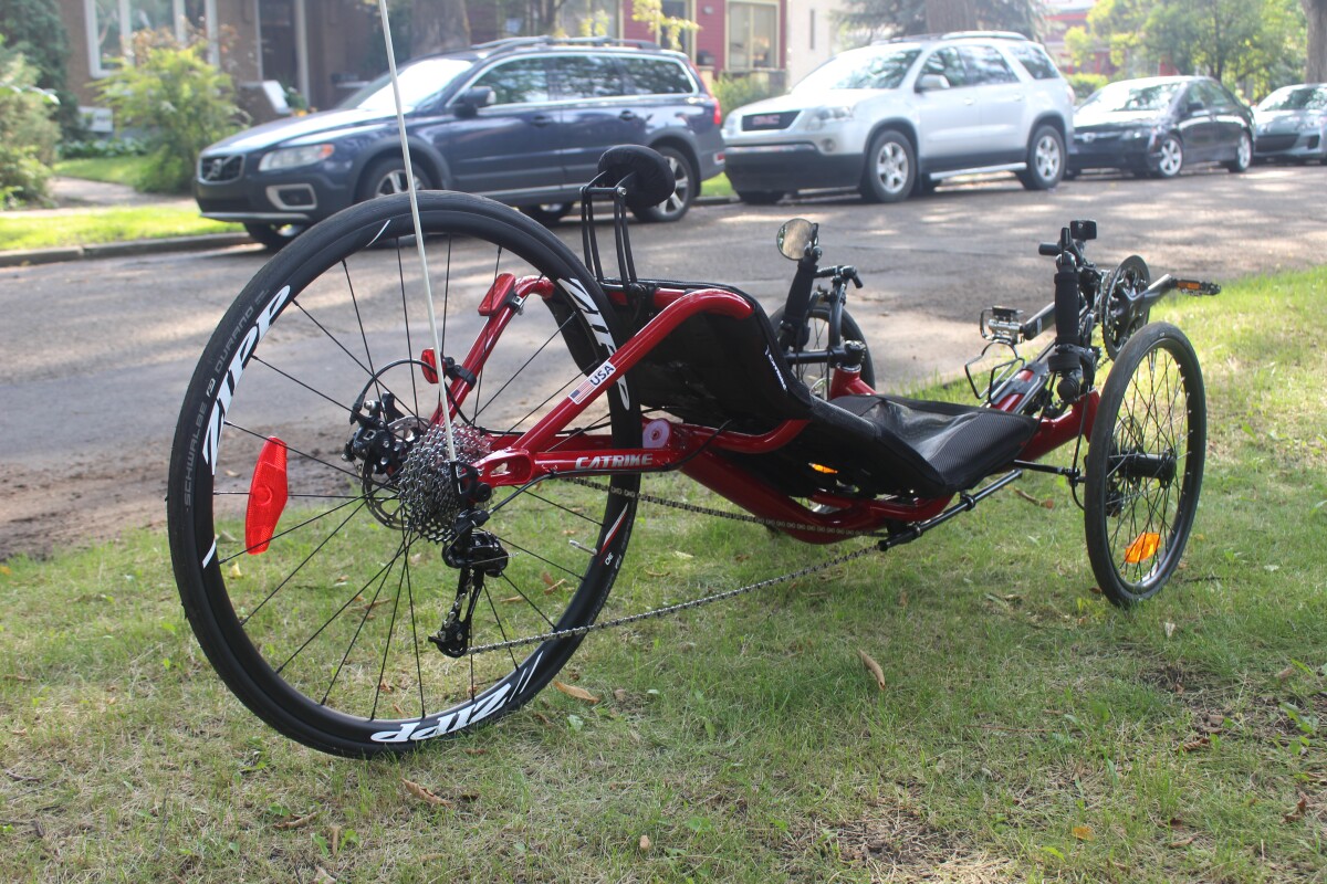 The Catrike 700 has 4 inches (102 mm) of ground clearance