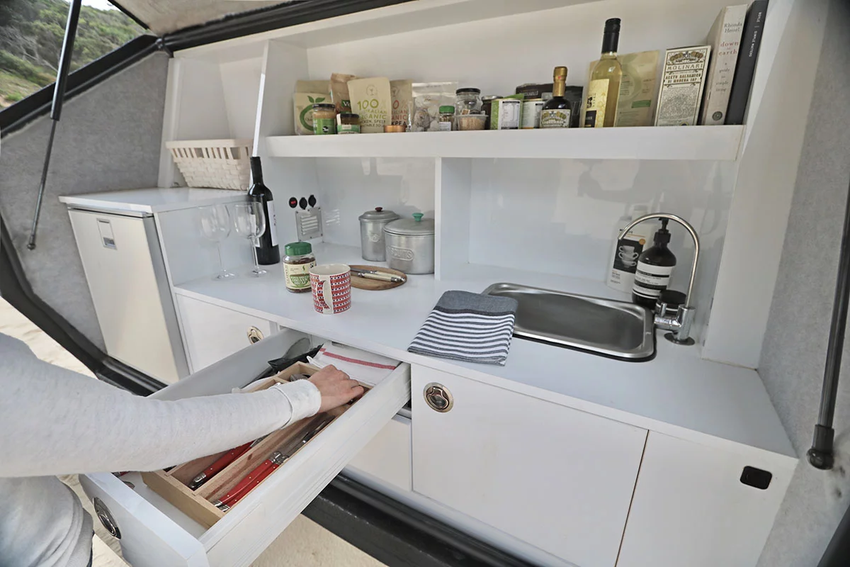 Interestingly, while Bruder does include a built-in fridge, it leaves the stove up to the buyer