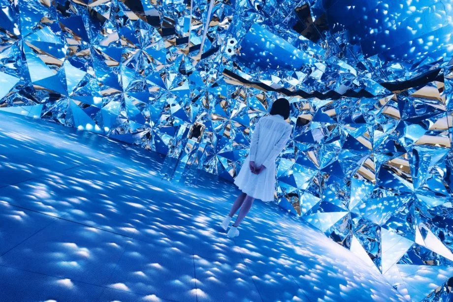 Nominated for Best Use Of Light, Prismverse is akin to sitting inside a diamond, with a large LED floor reflecting off a geometric mirrored wall creating a series of kaleidoscopic visual experiences