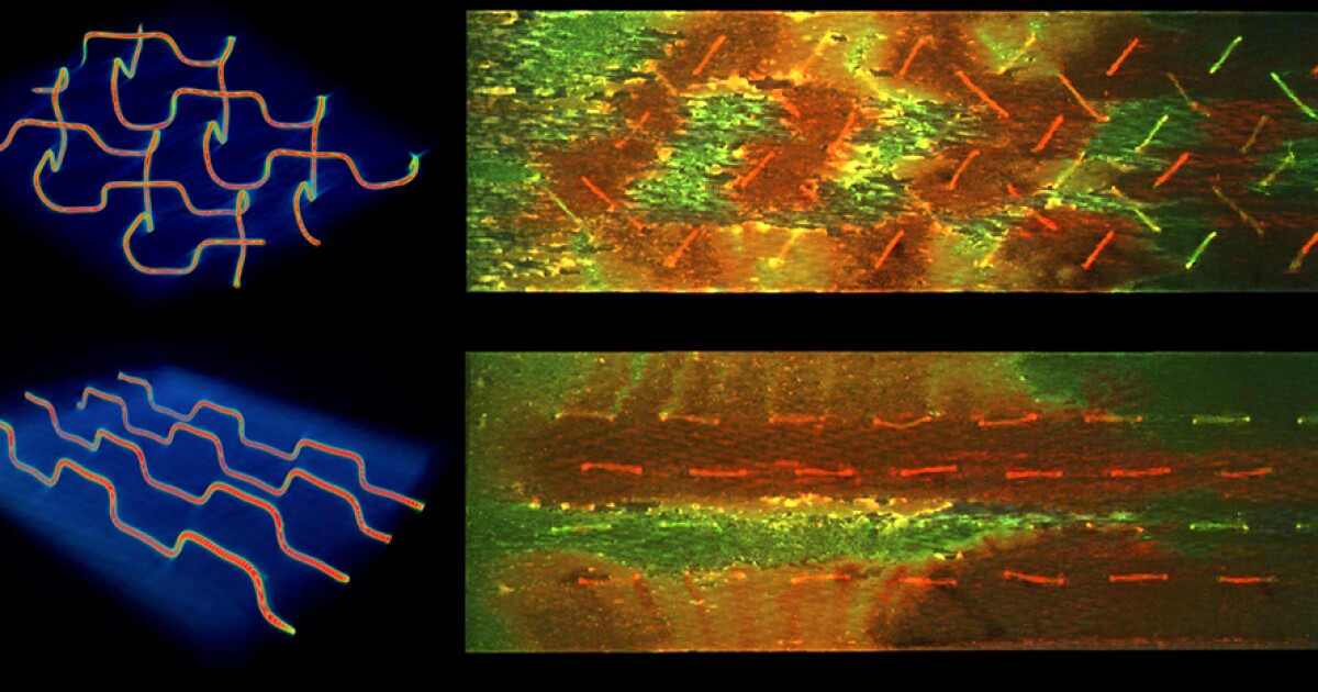 Vascular selfhealing system allows composite materials to repair multiple times