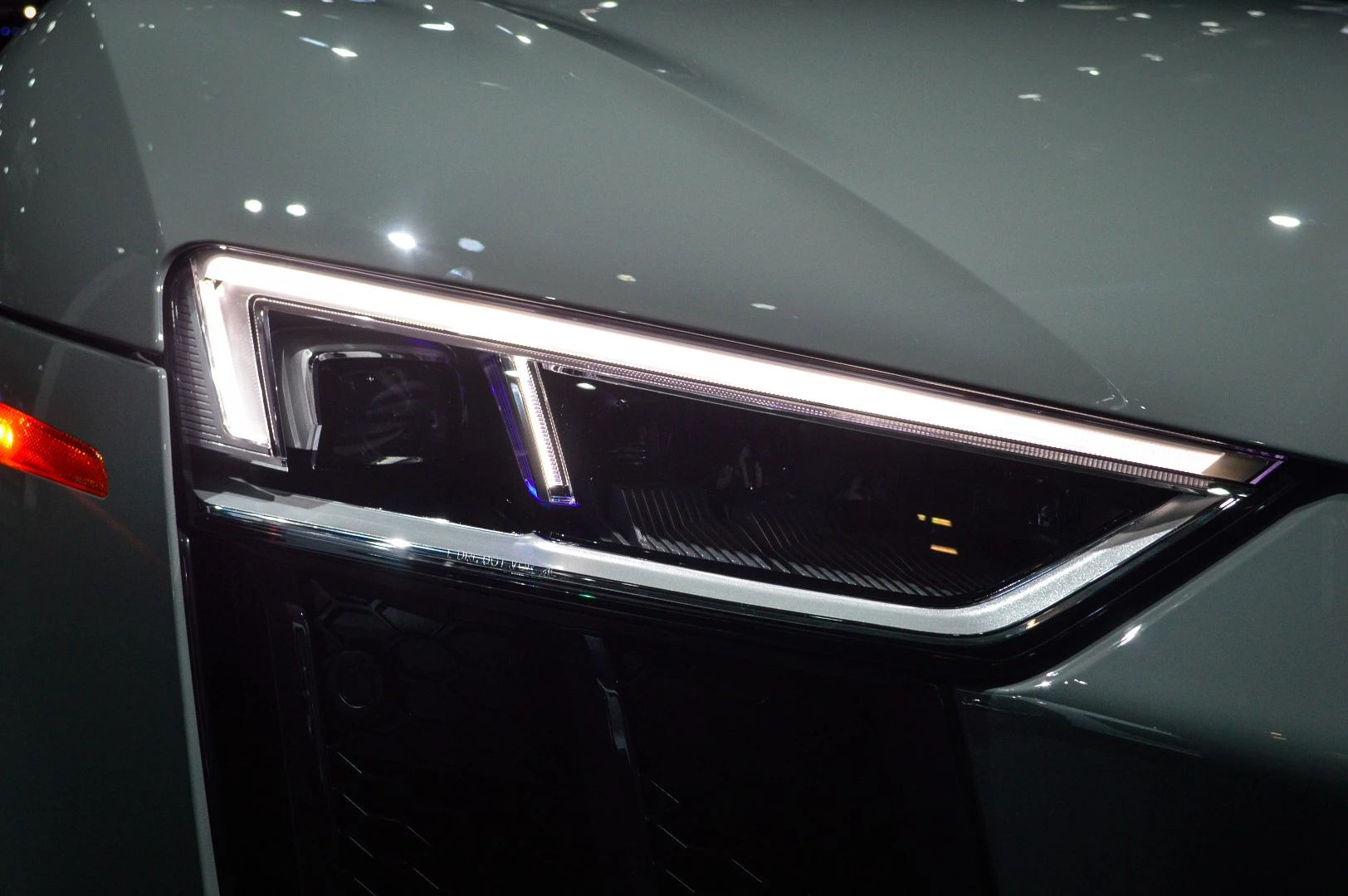 The Audi R8 V10 Plus Exclusive marks the US debut of Audi's laser light tech
