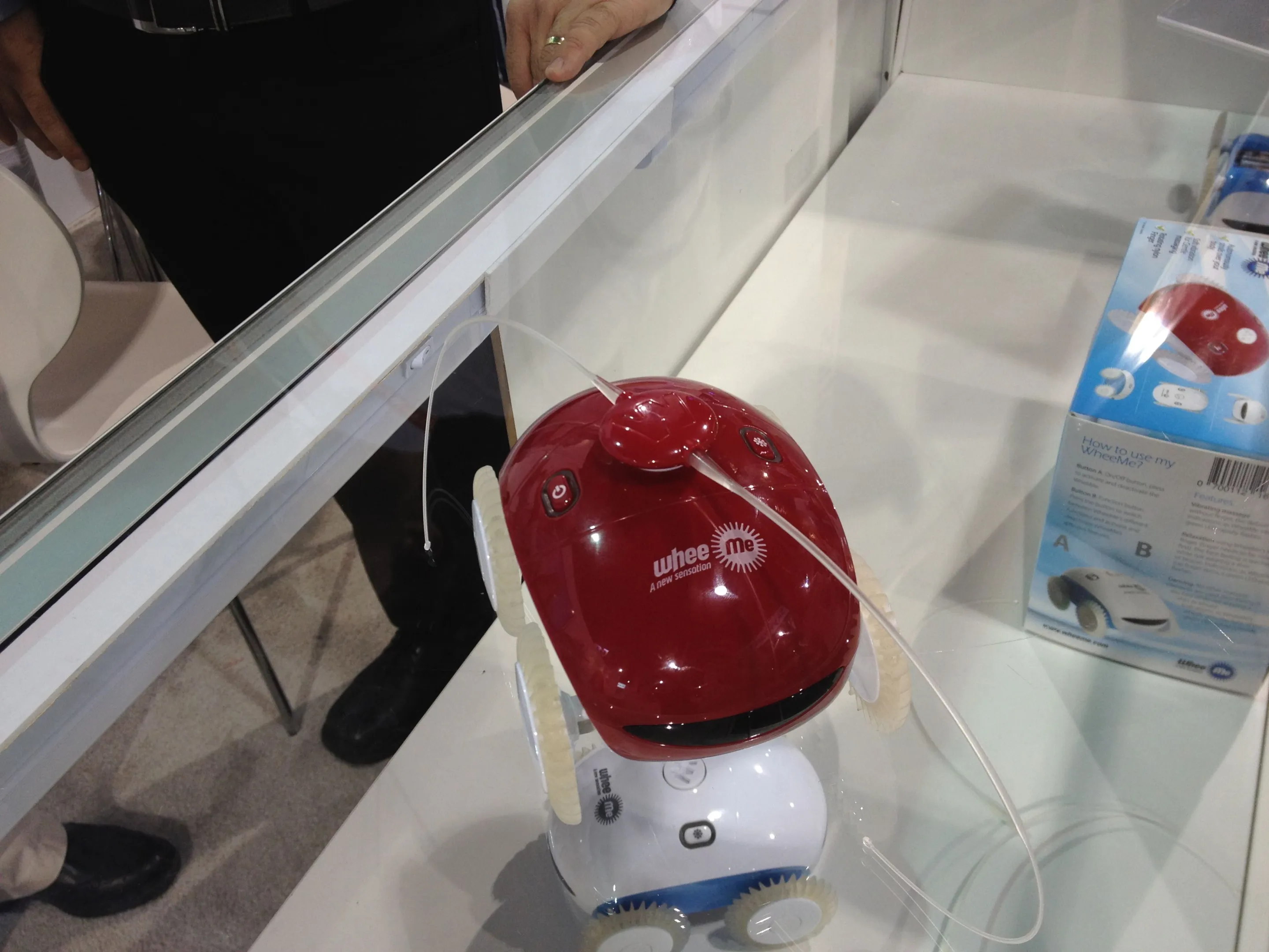 Another view of the WheeMe in red