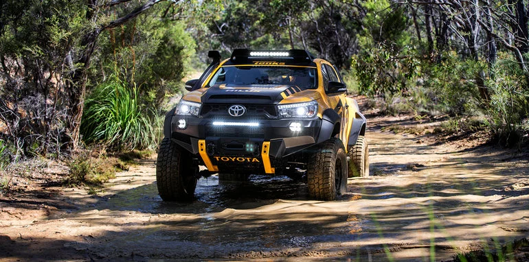 The vehicle has been given an extra 150 mm (6 inches) of ground clearance