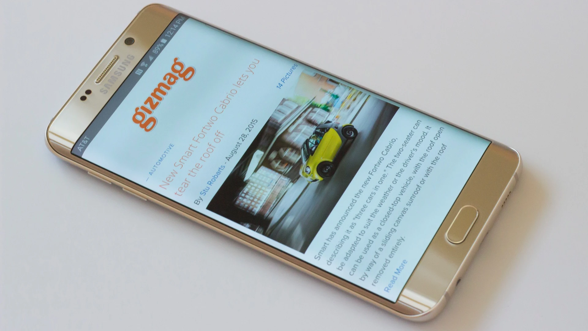 Gizmag reviews the Samsung Galaxy S6 edge+, the best-looking smartphone we've used (which also happens to be a beast on the inside)