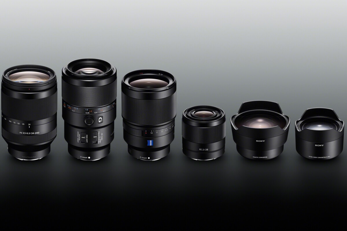 Sony announces four new FE full frame Emount lenses