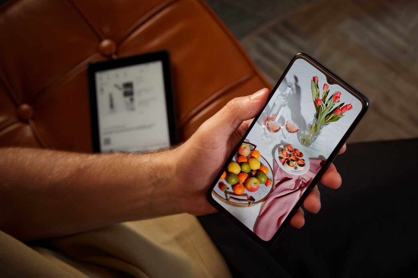 The 5G smartphone features a 6.6-inch NXTPAPER display with an 84% screen-to-body ratio