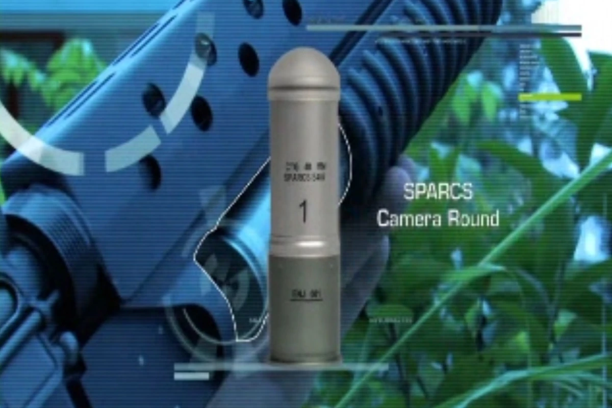 The SPARCS round round has a CMOS camera sending back real-time images to a computerized receiver