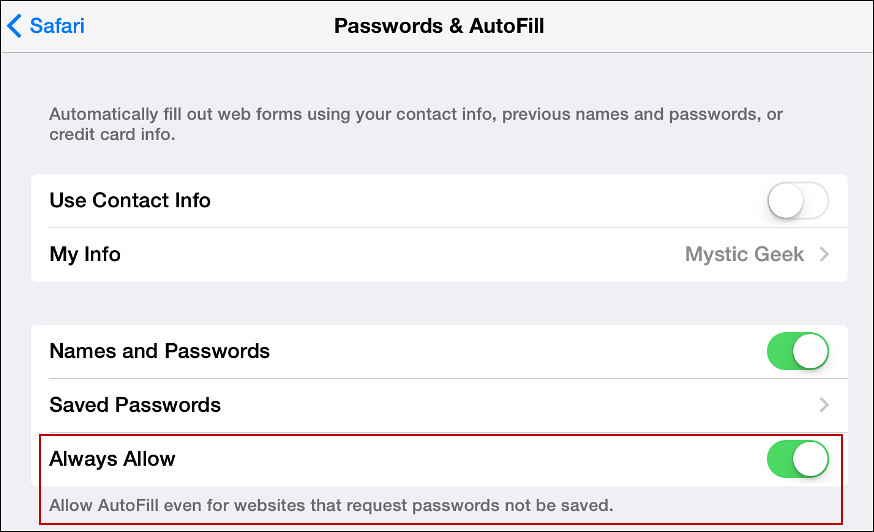 You can force websites to save and allow generated passwords from iCloud Keychain