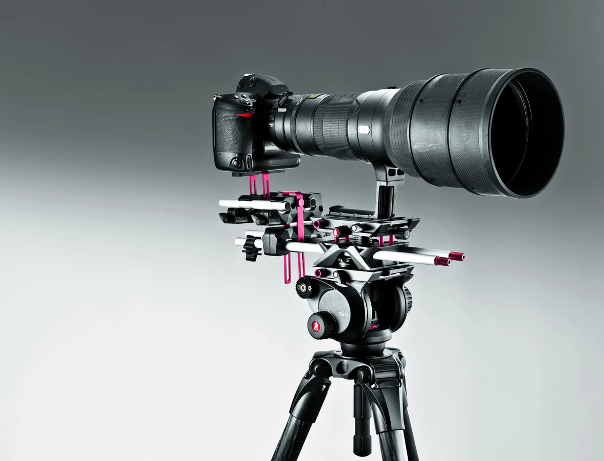 The Manfrotto SYMPLA Long Lens Support System