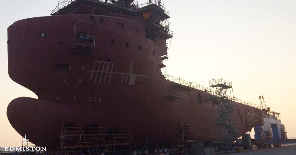 The Kilkea is a long way removed from the container ship it's based on