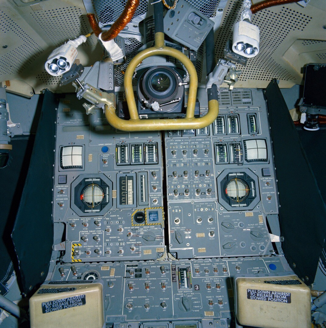 Interior of the Apollo 15 Lunar Module