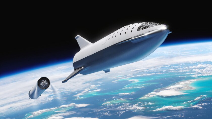 SpaceX hopes its Starship, along with its Super Heavy rocket, can propel 100 people to Mars