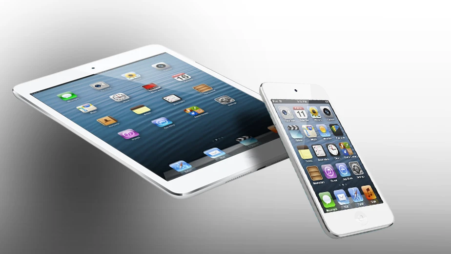 How does the iPad mini compare to the iPod touch 5G?