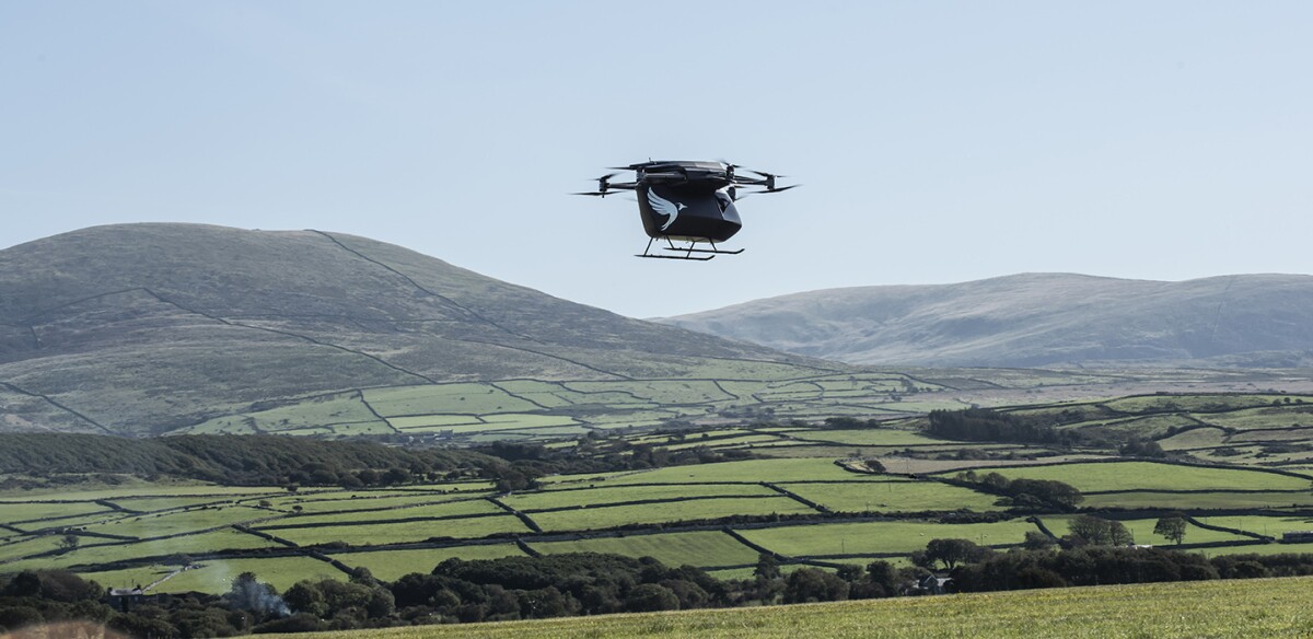 Capable of lifting up to 250 kg, the Seraph is a prototype of a manned eVTOL that's expected to fly next year