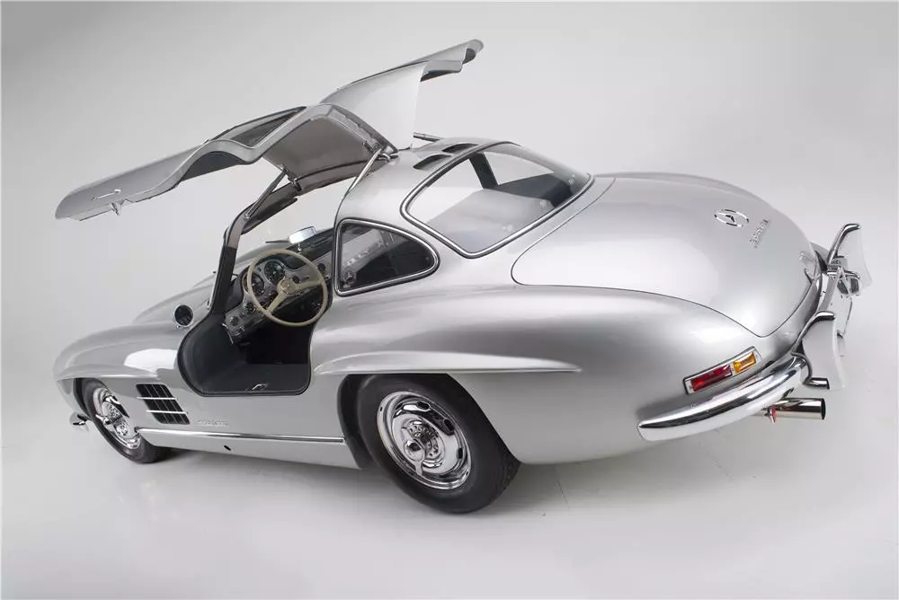This 1955 Mercedes-Benz 300 SL Gullwing has been driven just 200 miles since a 2,000 hour nut-and-bolt restoration, and has lived the last decade in a climate-controlled garage.