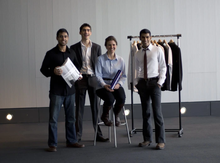 Ministry of Supply team - Aman Advani, Kit Hickey, Kevin Rustagi and Gihan Amarasiriwardena
