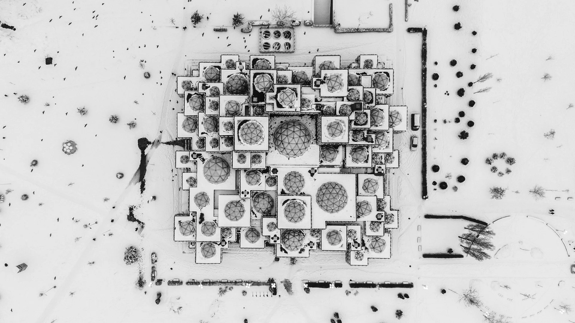 A Nominated Entry prize winner, the aerial shot shows off the architecture of the National Library of Kosovo