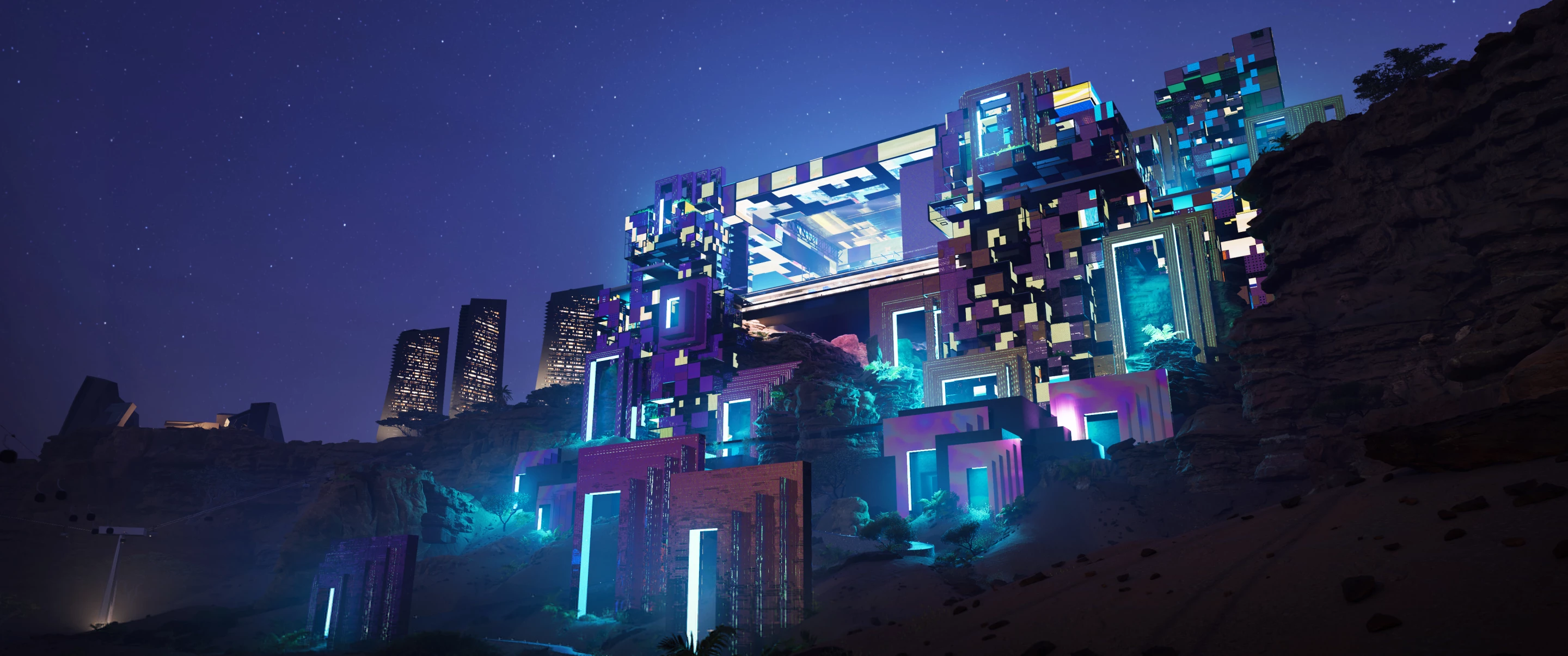 The Prince Mohammed Bin Salman Stadium will have a total capacity of 45,000 seats and will host soccer, boxing, esports, concerts and theater performances