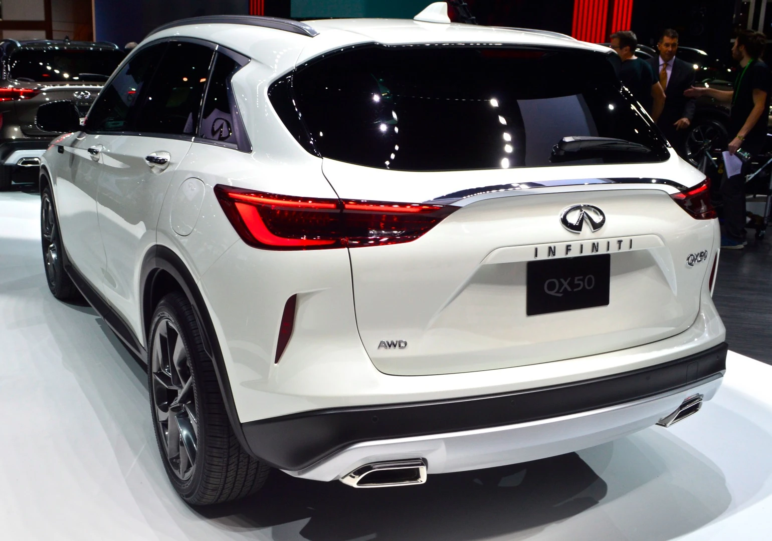 The all-new 2019 Infiniti QX50 rides on a new front-engine platform
