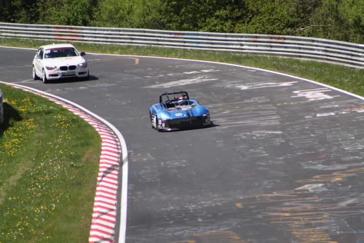 The Forze VI on the track