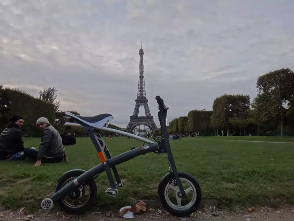 Sure to be a head-turner, the Stigo electric scooter