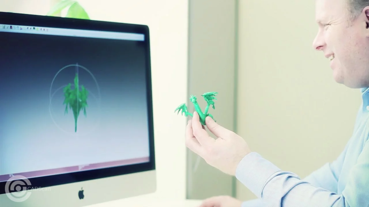 Object data generated by the CADScan3D scanner can be output to any 3D software including 3D printers