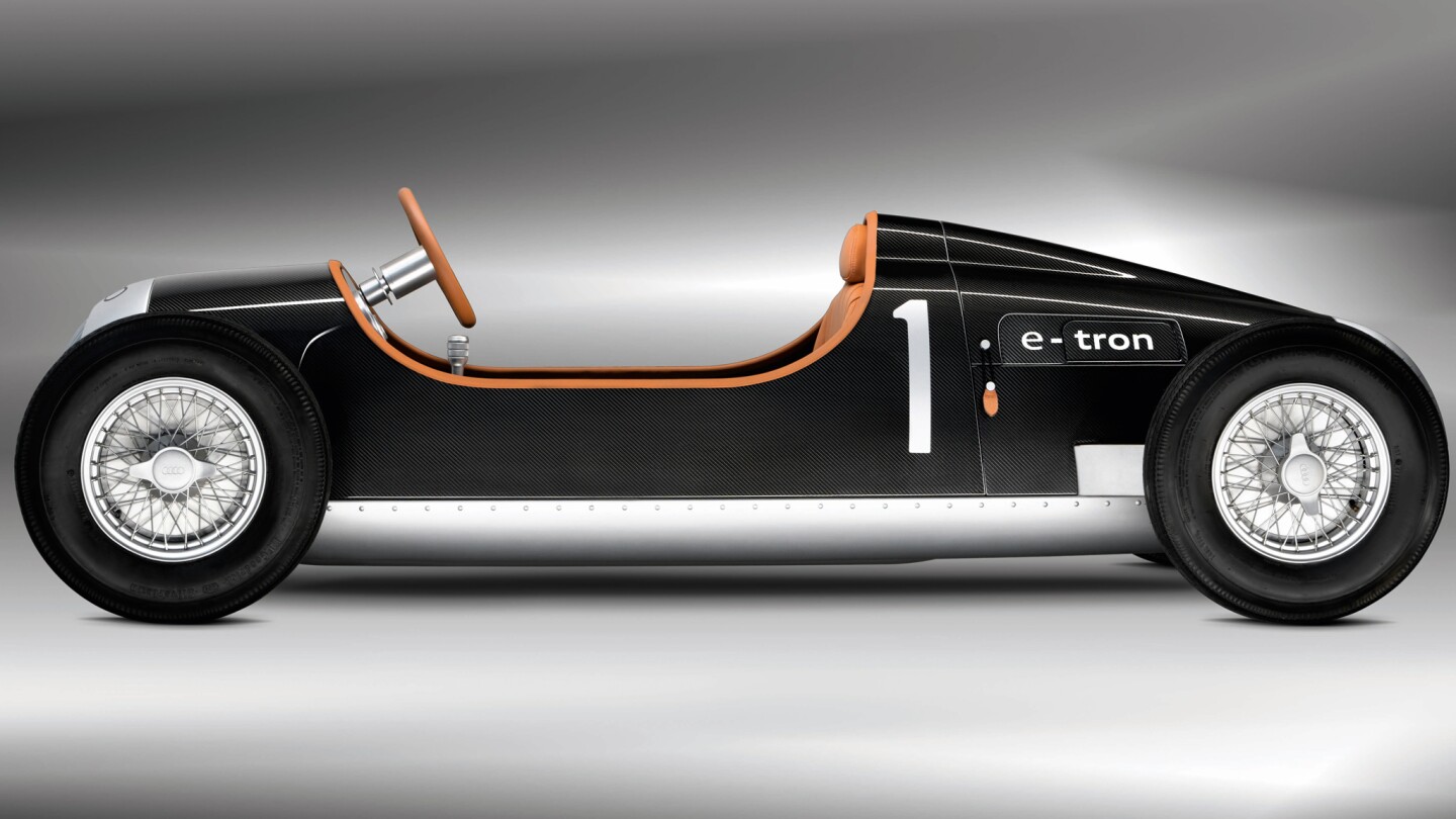 Audi’s pint-sized Auto Union Type C e-tron study