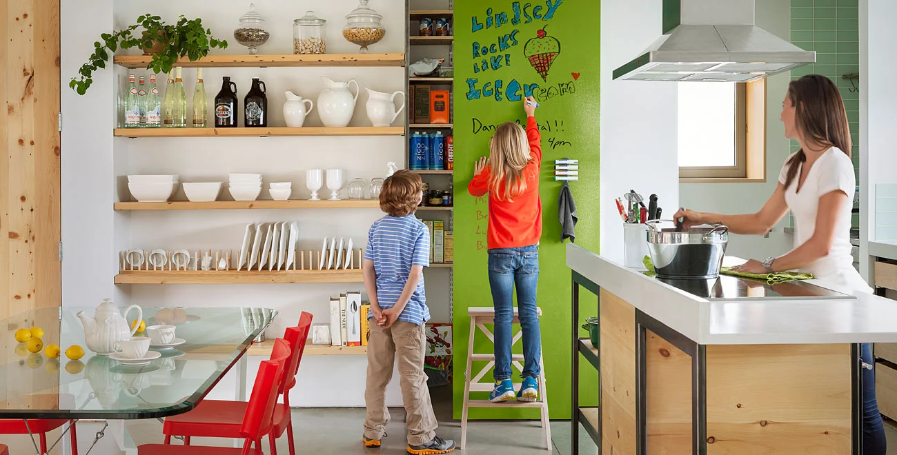 IdeaPaint in the kitchen
