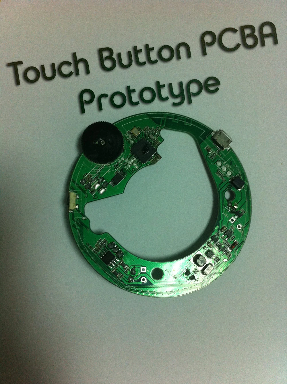 The touch button interface board