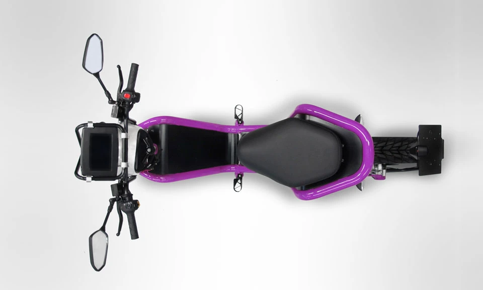 As well as being quiet and producing no tailpipe emissions, the scooters add a dash of purple to the Mediterranean city