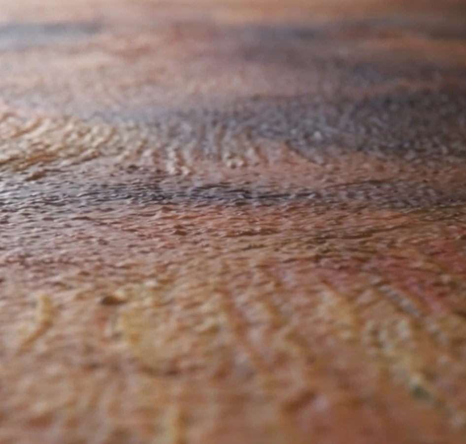 Finally, a height map was created so that a 3D printer could mimic the way Rembrandt laid his paint down on canvas