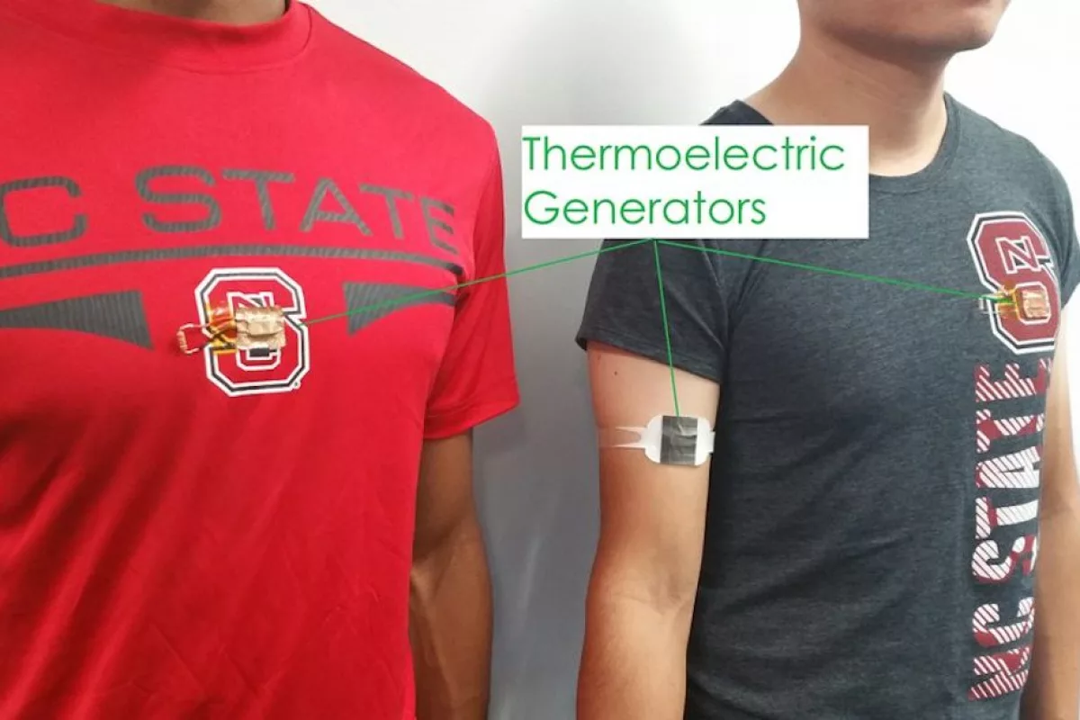 NCSU researchers have developed wearables that harvest body heat and turn it into electricity