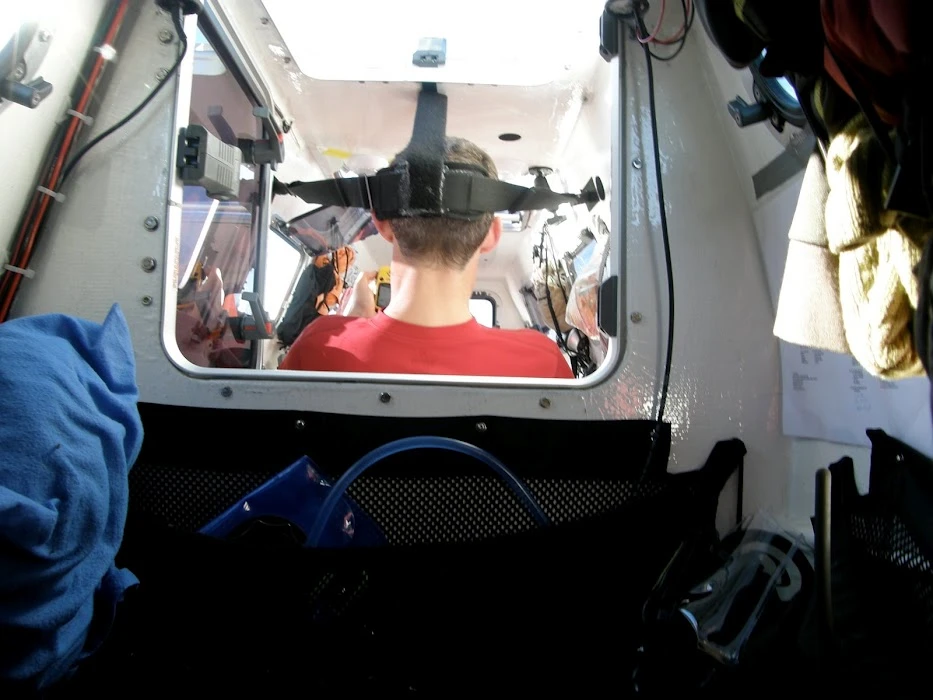 The view forward from WiTHiN's sleeping cabin