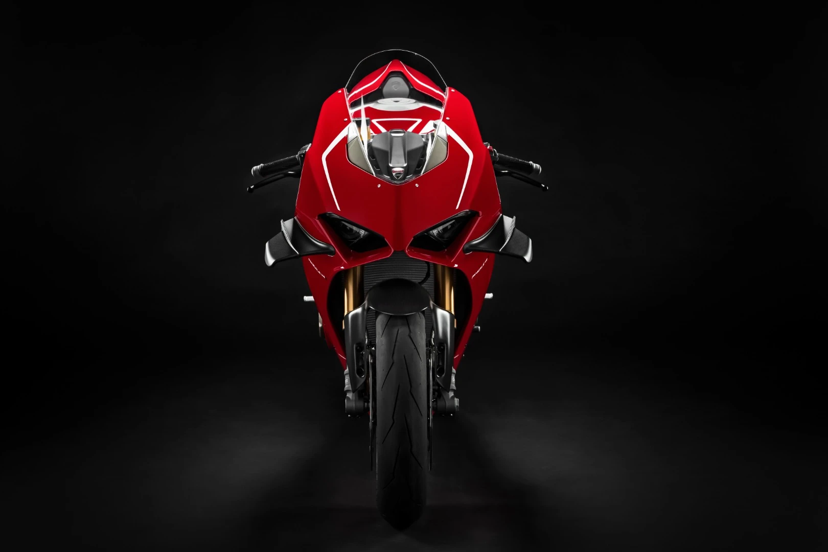 2019 Ducati Panigale V4R: head on